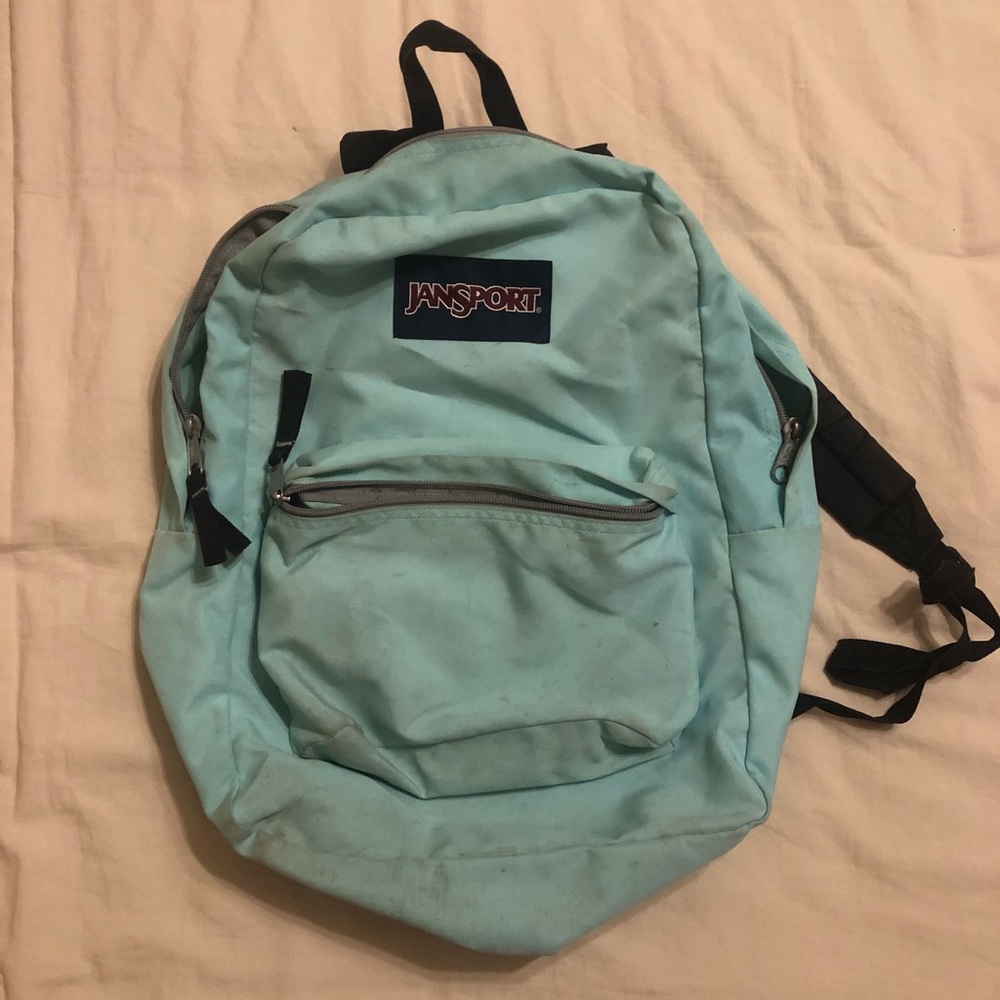 Teal/ Blue Jansport Backpack